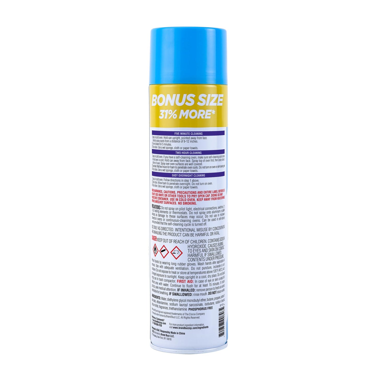 409 Fume Free Oven Cleaner 19oz Aerosol, Fresh Scent, Cuts Through Grease & Grime on Contact, A Powerful Clean You Can Trust, Fresh Scent, 19 Oz |