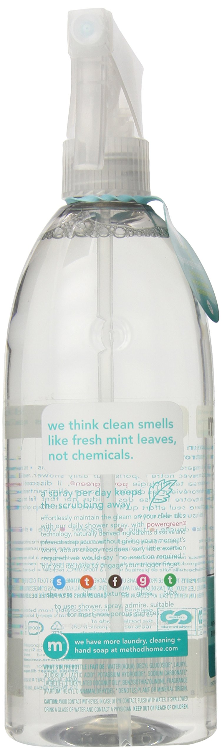 Method Daily Shower Spray Cleaner, Eucalyptus Mint, 28 Ounce