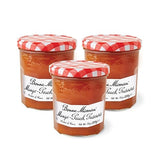 Bonne Maman Mango-Peach Preserves, 13 oz Glass Jars (Pack of 3) - Non-GMO, Made with Simple Ingredients