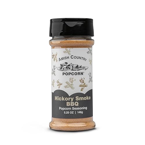 Amish Country Popcorn | Hickory Smoke Barbeque Seasoning - 5.25 oz | Old Fashioned, Non-GMO and Gluten Free