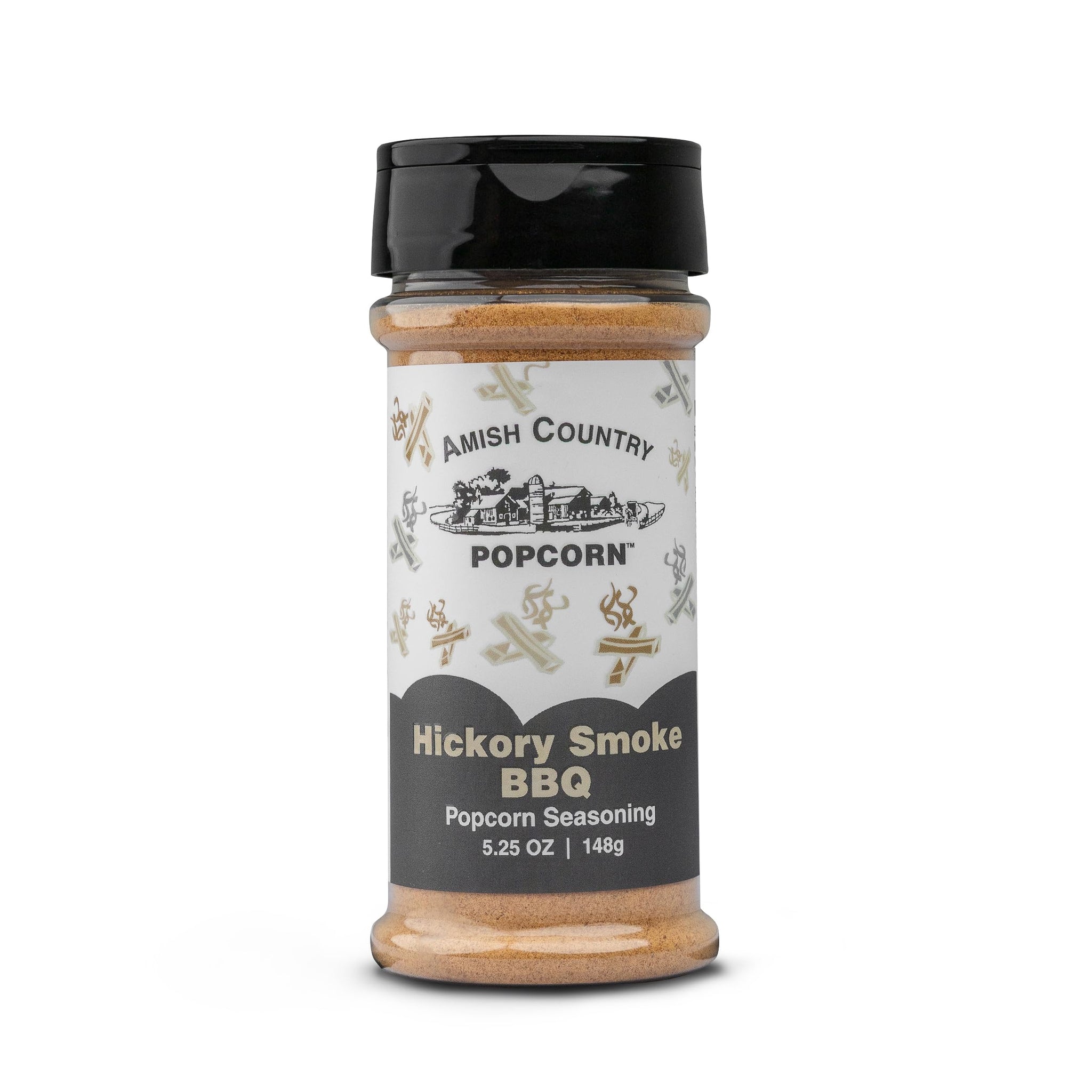 Amish Country Popcorn | Hickory Smoke Barbeque Seasoning - 5.25 oz | Old Fashioned, Non-GMO and Gluten Free