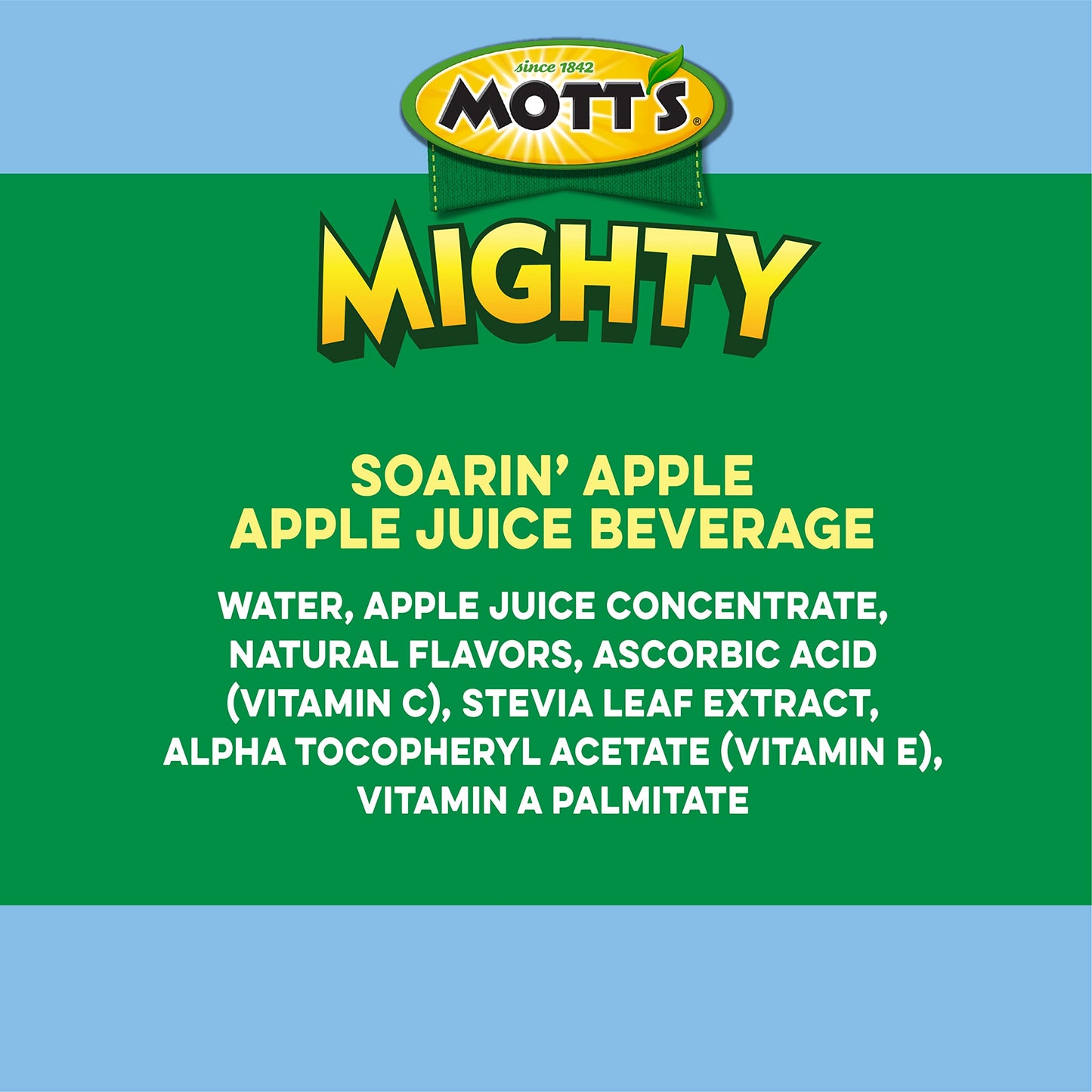 Mott's Mighty Soarin' Apple Juice Drink, 8 Fl Oz Bottles, 6 Pack