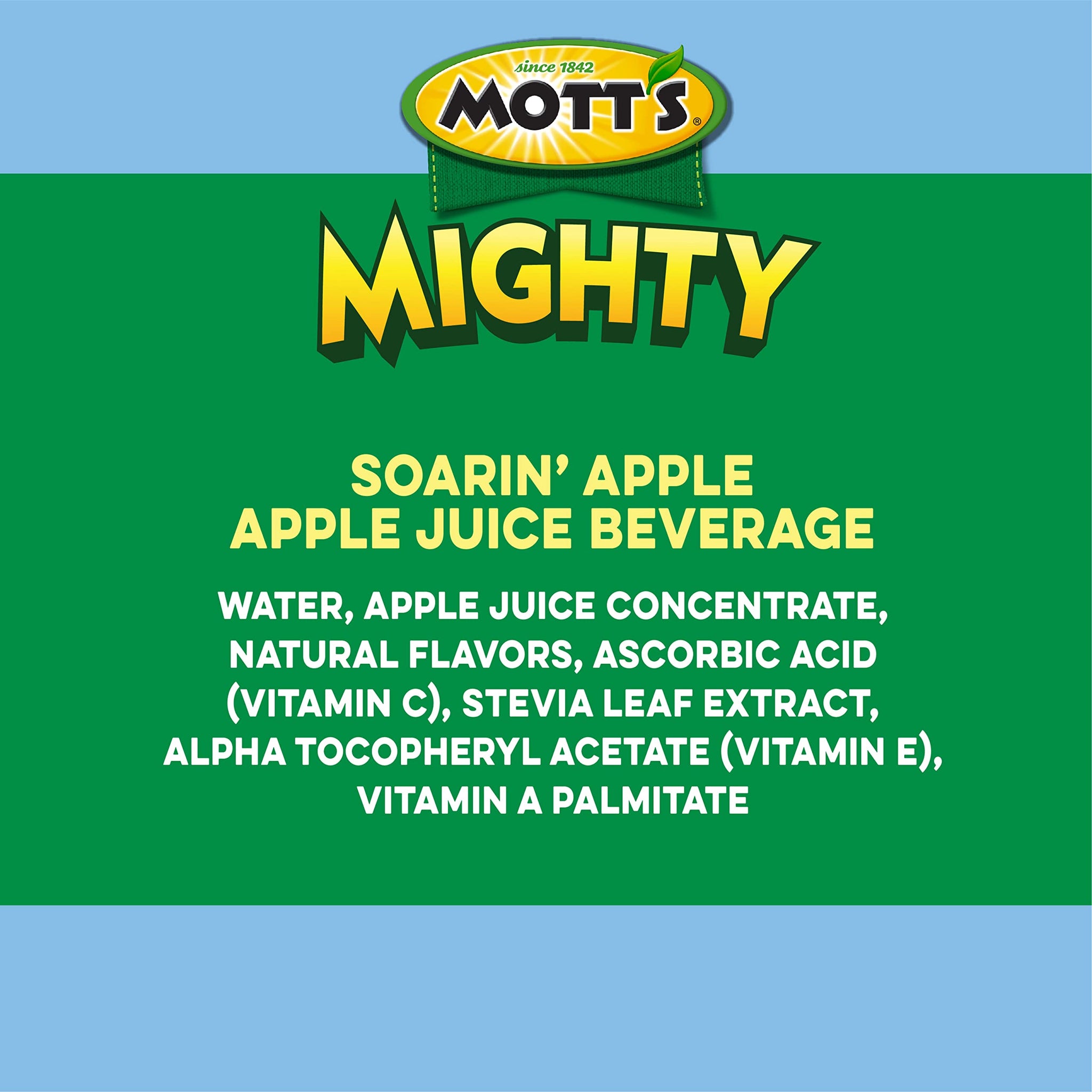Mott's Mighty Soarin' Apple Juice Drink, 8 Fl Oz Bottles, 6 Pack