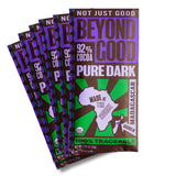 Beyond Good 92% Cocoa Pure Dark Chocolate | 6 Pack - Chocolate Bars | Organic, Direct Trade, Vegan, Kosher, Non-GMO | Single Origin Heirloom