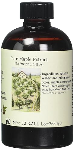Maple Flavoring For Baking - Water Soluble Flavor for Baking and Cooking - Non-GMO - Gluten Free - Kosher - Vegan - 4 ounces