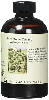 Maple Flavoring For Baking - Water Soluble Flavor for Baking and Cooking - Non-GMO - Gluten Free - Kosher - Vegan - 4 ounces