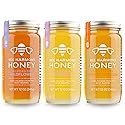 Bee Harmony Honey 3 Pack Variety Pack, 36 Ounce (Clover, Wildflower and Orange Blossom)