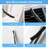 12Pcs Crevice Cleaning Brush Set, Hard Bristle Cleaning Supplies for Kitchen, Bathroom, Teapot, Bottle, Cup, Blender, Corner, Grout, Sink