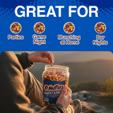P-Nuttles Sweet & Salty Snack Mix, 34 Oz Jar (Pack of 1) - Butter Toffee Covered Peanuts with Dried Cranberries, Pretzel Sticks & Roasted Corn