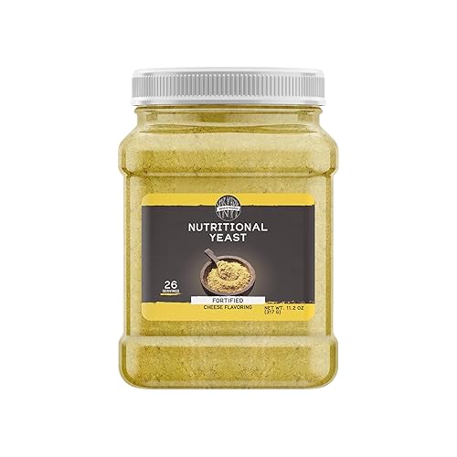 Birch & Meadow 4 Cups of Nutritional Yeast Flakes, Yummy Nooch, Cheesy Flavor, Popcorn & Casseroles (11.2 Ounce)
