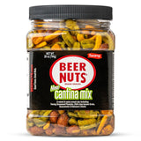 BEER NUTS Cantina Twang Mix, Sweet & Salty Original Roasted Peanuts, Chili Lemon Roasted Corn, Black Bean Sticks & Flakes, Guacamole Bites, Spicy