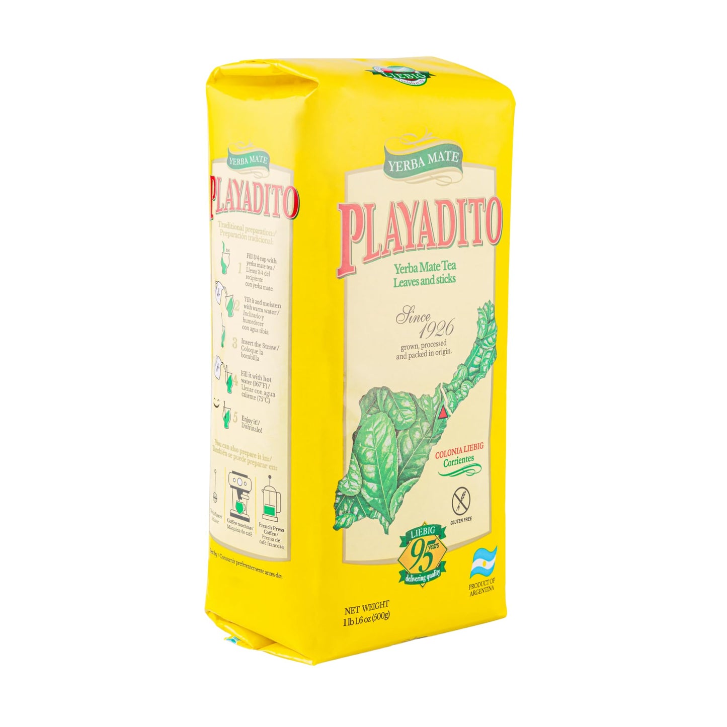 Yerba Mate Playadito 500gm Two Pack