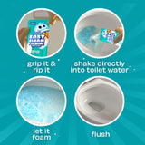 Scrubbing Bubbles Easy Clean Foaming Toilet Bowl Cleaner, Easy Toilet Drop In Powder Pouches, 100g (5 Pouches)