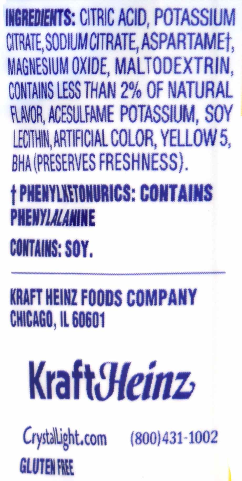 Crystal Light Lemonade Drink Mix, 12-Quart Canister (Pack of 7)