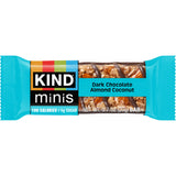 KIND Mini Snack Bars Variety Pack, Gluten Free, Low Sugar, Low Calorie Snacks, Salted Caramel Dark Chocolate Nut, Dark Chocolate Almond Coconut, 20