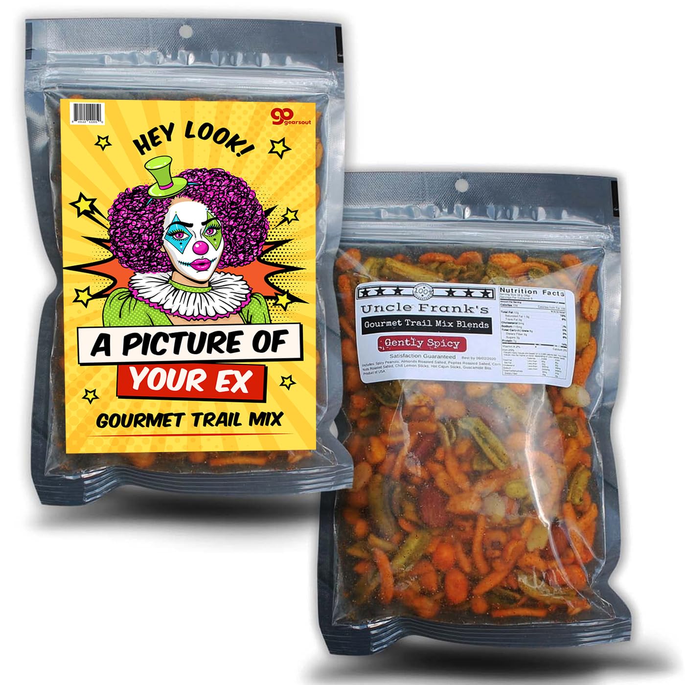 Whimsical Female Portrait Trail Mix - Delightful Snacking Experience - Unique and Fun Gift Idea - Flavorful Goodness for All.