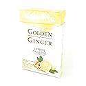 Golden Ginger Herb Drops Lemon Gingerine (sugar free), 45 Gram (Pack of 4)