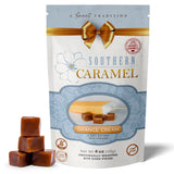 Southern Caramel Orange Cream Caramels, Handcrafted, 4 oz (Pack of 1)