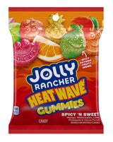 Jolly Rancher Heat Wave Gummies - Pack of 2 - Spicy and Sweet - Mango, Watermelon, Lime, Pineapple and Citrus Punch