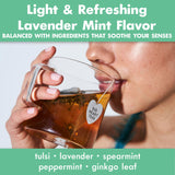 Big Heart Tea Co. Tea Bags - Royal Treatmint Lavender Mint - Certified Organic, Ayurvedic Herbal Decaf Tea in Zero Plastic Sachets - Small Batch