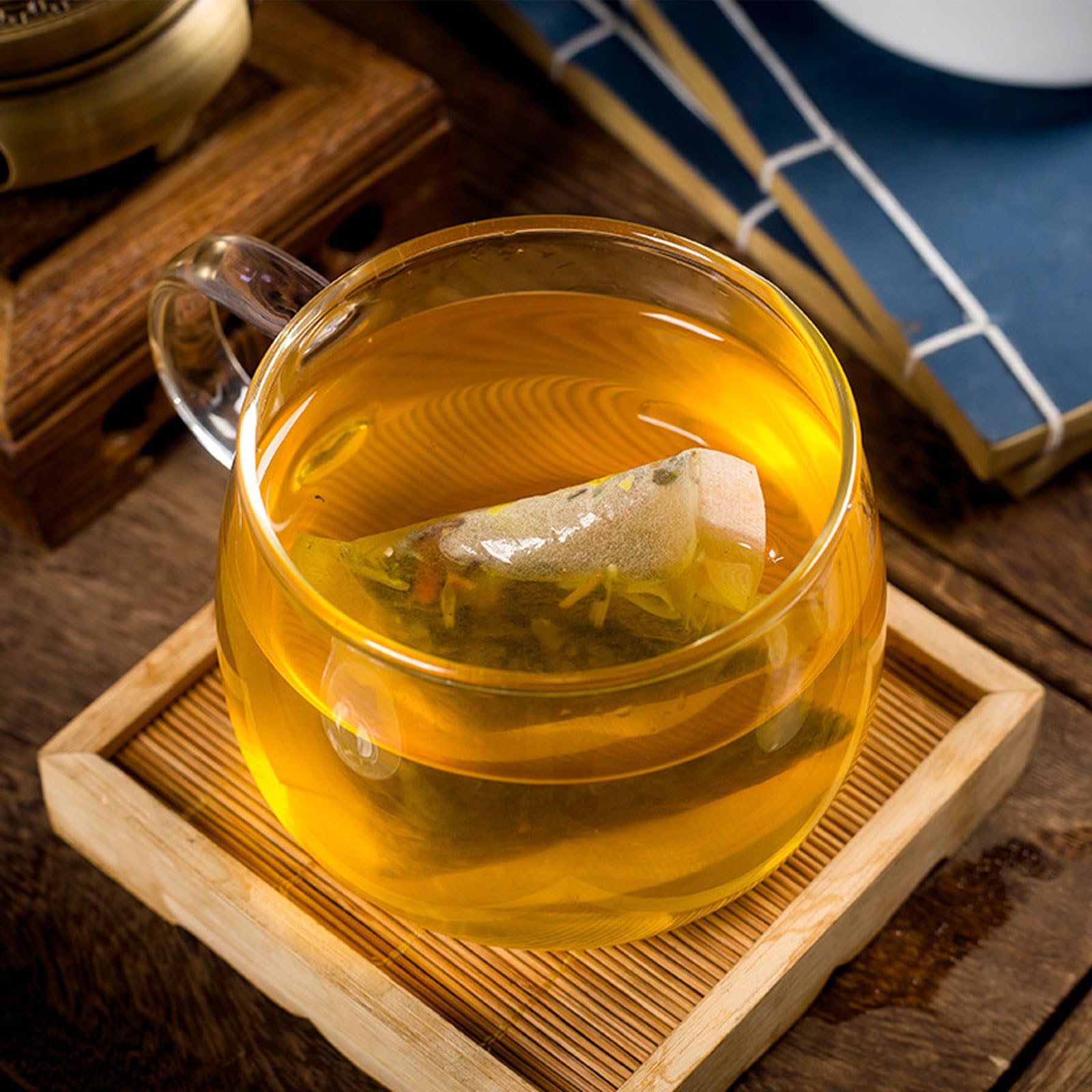 Chrysanthemum Cassia Seed Tea Bag 5.3 oz Honeysuckle Wolfberry Osmanthus Burdock Flower Tea 150g