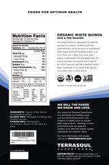 Terrasoul Superfoods Organic White Quinoa, 2 Lbs - Pre-washed | Gluten-free | Plant Protein