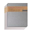 SWEDEdishcloths - Cellulose Sponge Dish Towels - Set of 5 (2 Gray, 3 Natural) Swedish Dish Cloths