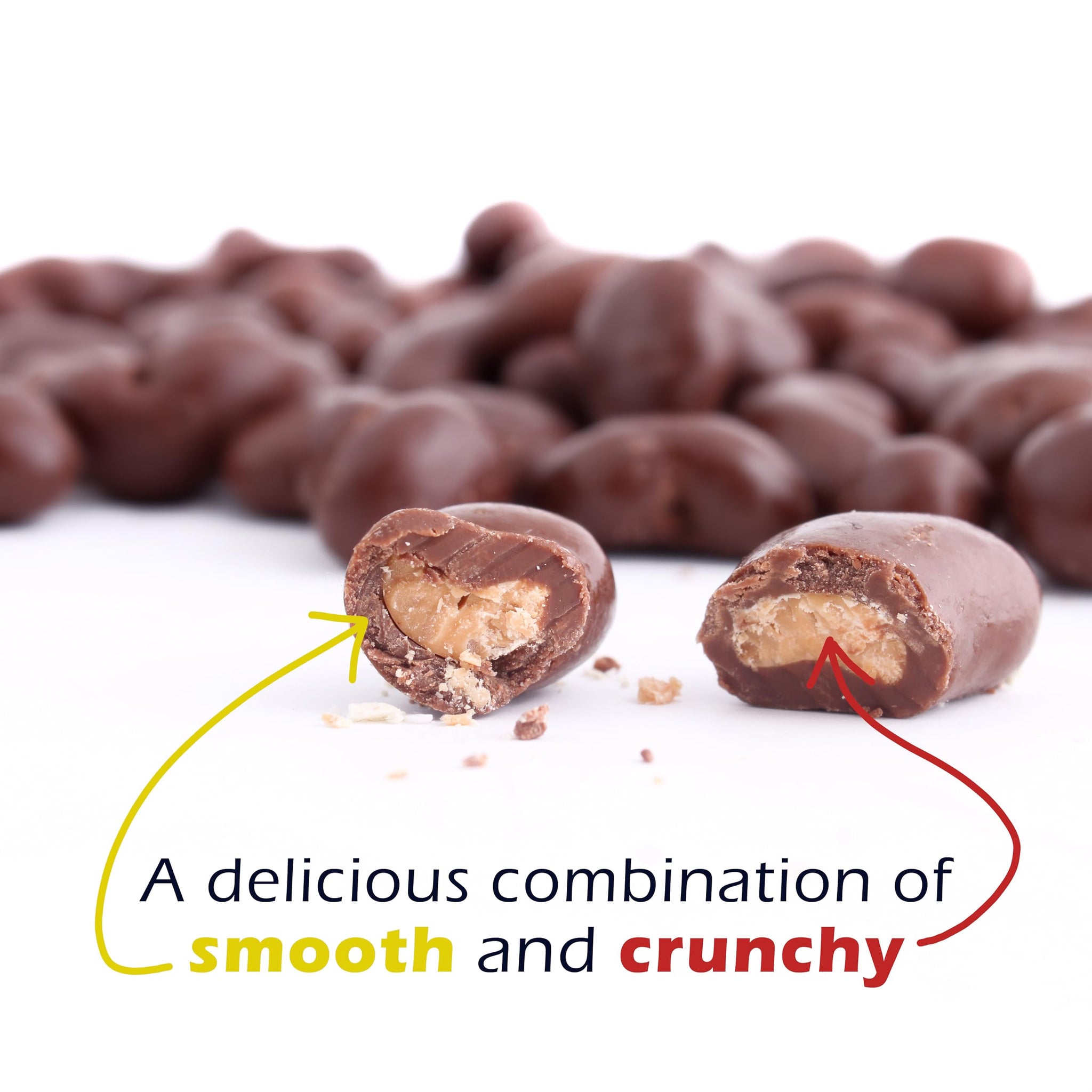 Platinum - Chocolate Coated Cashews 12 oz Resealable Pouch | Chocolate Candy Covered Flavored Cashew, Roasted Nuts | Individual Snack Packs for On