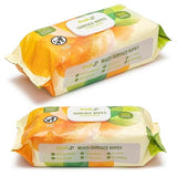 Fresh EZ Multi-Surface Cleaning Wipes, 2 Packs x 100 Wipes, Thick No-Rinse No-Residue Surface Wipes for Kitchen, Bathroom, Glass, Stainless Steel