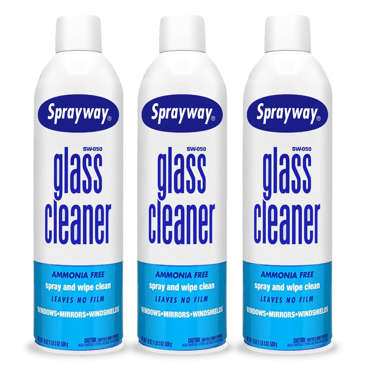 Sprayway Glass Cleaner, SW-050 19 oz Cleaner for Auto and Home for a Streak-Free Shine, Deep Cleaning Foaming Action, Safe for Tinted & Non-Tinted