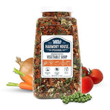 Harmony House Premium Vegetable Soup Mix - Dehydrated Vegetables for Cooking, Camping, Emergency Supply and More (9 oz, Quart Size Jar)