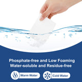 Laundry Detergent Sheets 200 Sheets, Fragrance-Free, Eco-Friendly, Plastic-Free, Hypoallergenic, Liquidless Washing Supplies for Dorm Travel Camping