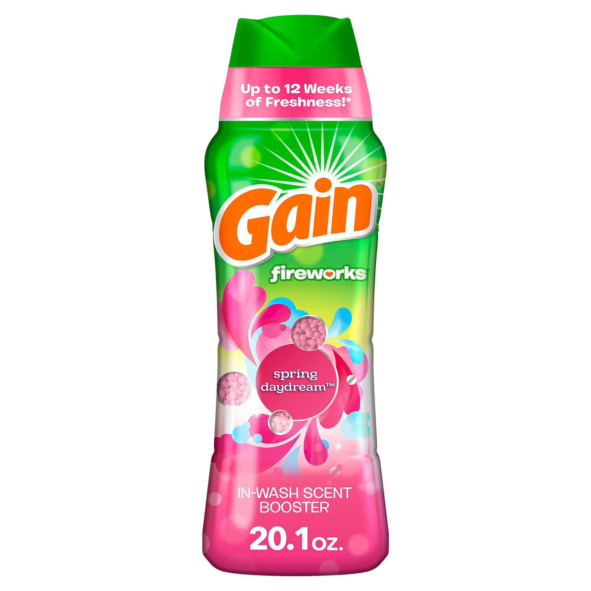 Gain Fireworks Laundry Scent Booster Beads for Washer, Spring Daydream, 20.1 fl oz, HE Compatible
