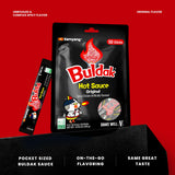 Samyang Buldak Korean Spicy Hot Chicken Stick Sauce Original Flavor Authentic Korean Sauce for Ramen Snacks and Dipping 0.17 fl oz (Pack of 50)