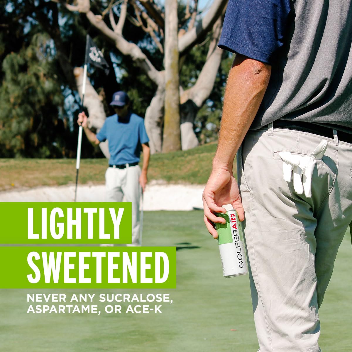 GOLFERAID Performance Blend, Up Your Golf Game, No Caffeine, Glucosamine, Turmeric, MSM, CoQ10, B-Complex, BCAAs and Electrolytes, 40 Calories, 100%