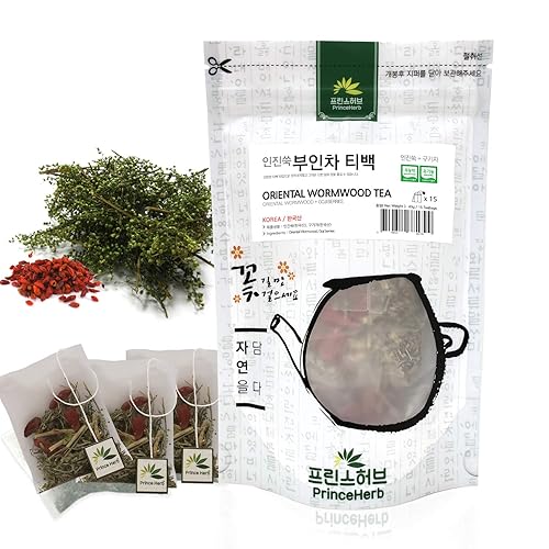 [Medicinal Korean Herb Tea] 100% Natural Oriental Wormwood Tea (Lycii Fructus & Oriental Wormwood) / ? ?? ? 40g (15 teabags)