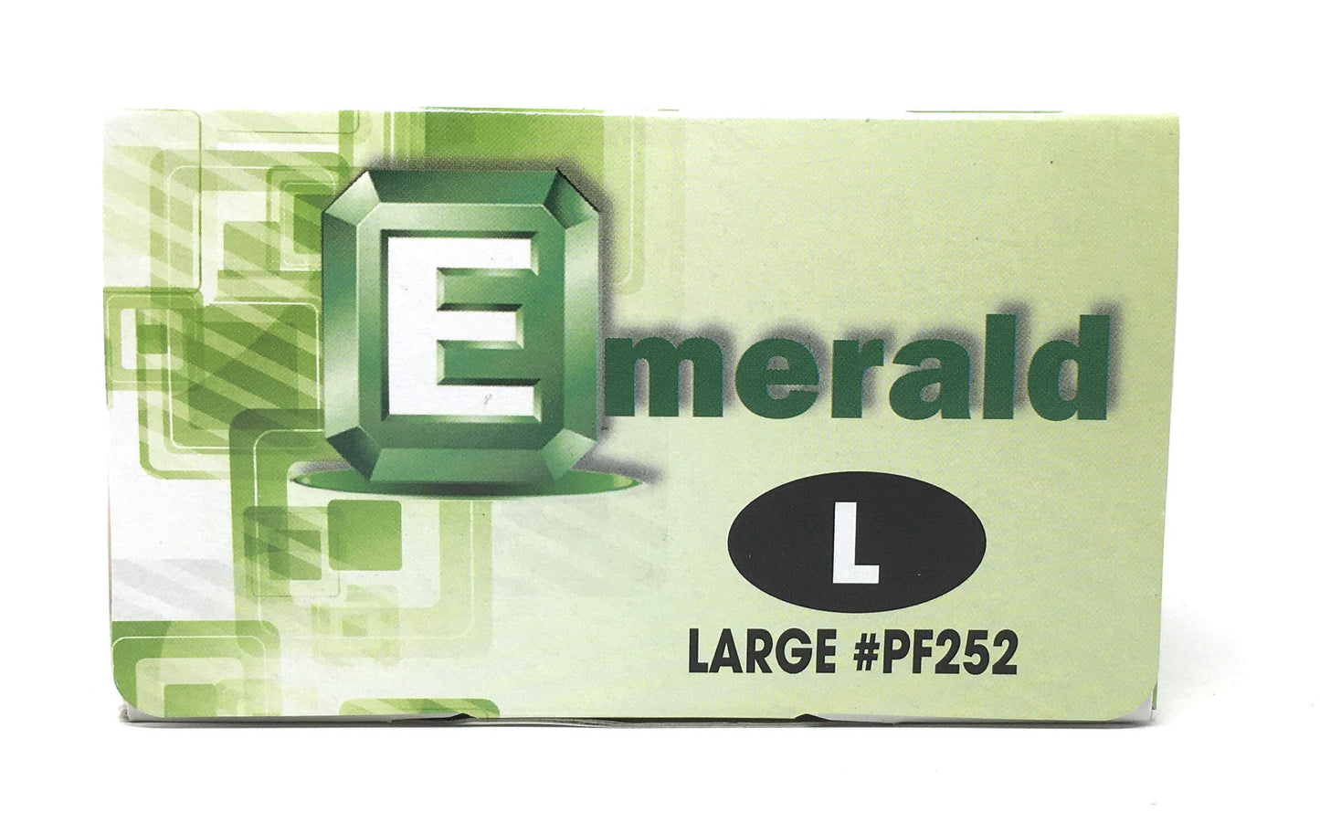 Emerald Digi-Gloves, Powder Free Disposable Latex Gloves (Large)