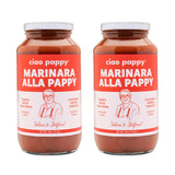 Ciao Pappy Marinara Alla Pappy Pasta Sauce - Tomato Sauce for Pasta Dishes - Non-GMO -No Sugar Added - Low Carb - Gluten Free - Paleo Friendly - Keto