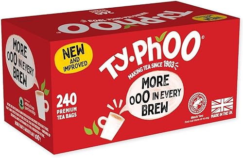 Typhoo Black Tea Bags Pack of 240 Teabags,