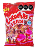 Beny Locochas Sugar Hard Candy 1lb .98oz bag Strawberry Flavored (fresa)