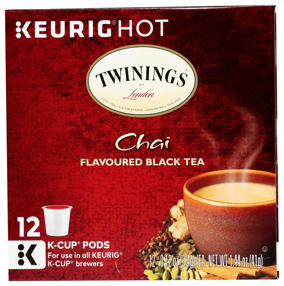 Twinings Chai Tea Keurig K-Cups, 36 Count