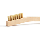 Otter Wax Utility Brush Set | 2pc | Horsehair Buffing Brush + Tampico Cleaning Brush | Natural Fabric & Leather Care Tool Set for Waxed Canvas, Boots