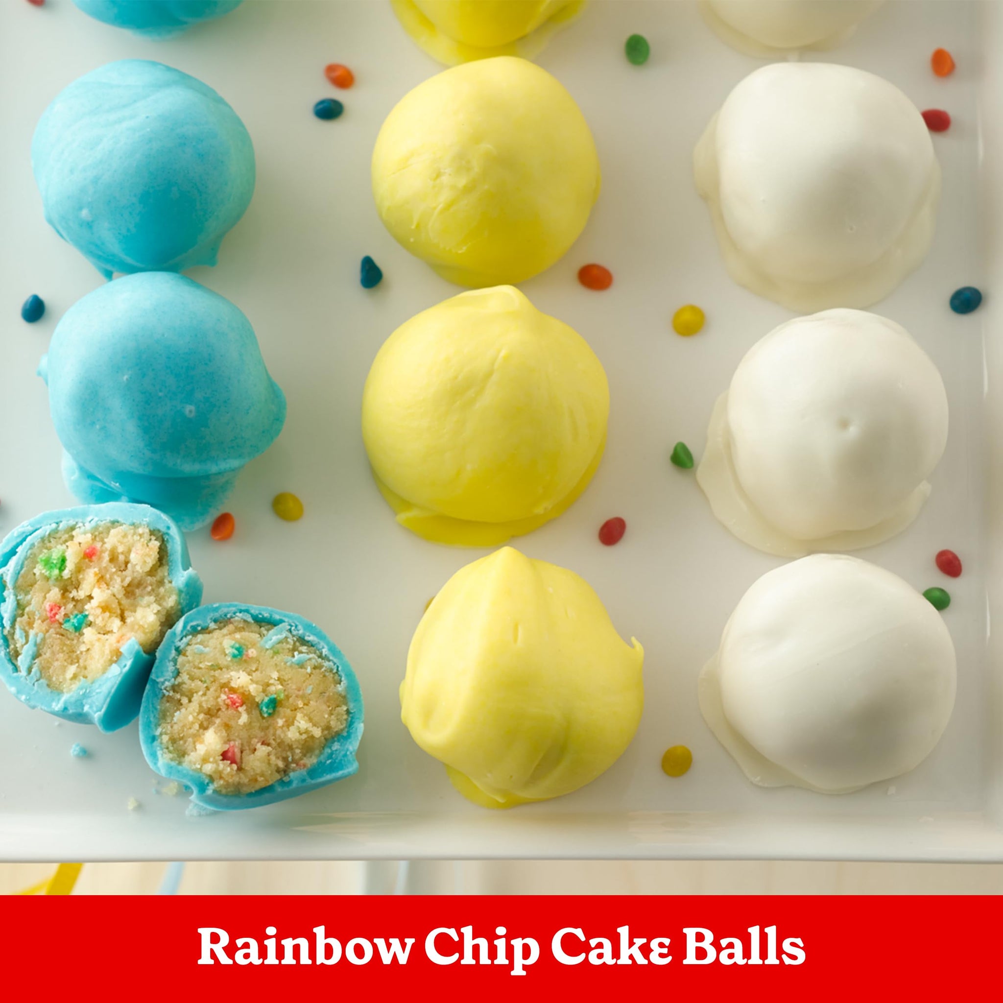Betty Crocker Delights Super Moist Party Rainbow Chip Cake Mix (Pack of 2)