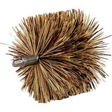 Meeco's Red Devil 84333 4" Round Fiberglass Pellet Stove Chimney Brush - Compact, Low-Profile Design for Angles & Bends Up to 90° (1/4-20 Thread)