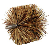 Meeco's Red Devil 84333 4" Round Fiberglass Pellet Stove Chimney Brush - Compact, Low-Profile Design for Angles & Bends Up to 90° (1/4-20 Thread)