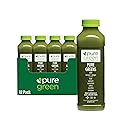 Pure Green Cold Pressed Juice - Pure Greens LG - Fresh Functional Blend with Greens, Lemon, Ginger - Natural, Gluten Free, Non-GMO, No Artificial