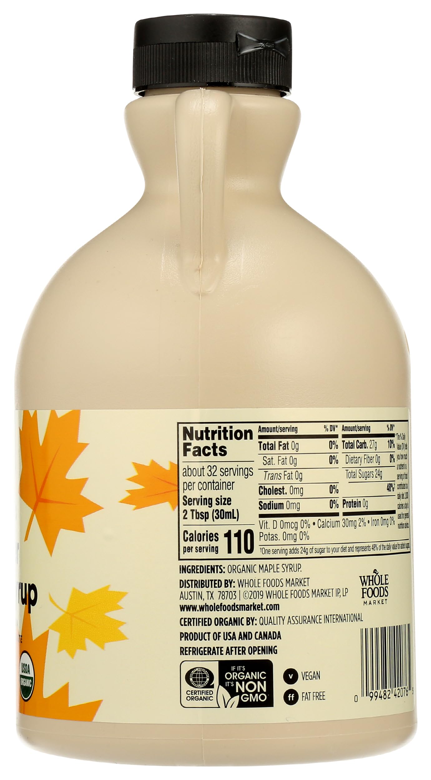 365 by Whole Foods Market, Organic Grade A Amber Maple Syrup, 32 Fl Oz
