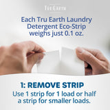 Tru Earth Platinum - Heavy Duty Laundry Detergent Sheets - Up to 128 Loads (64 Count), Fragrance Free - Ultra-Concentrated - Eco-Friendly Laundry
