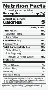 Anthony's Organic Celery Powder, 1 lb, Gluten Free, Non GMO