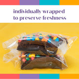 Get Well Brownies 4 Pack | Chocolate Brownies 4 Pack Gift Treats